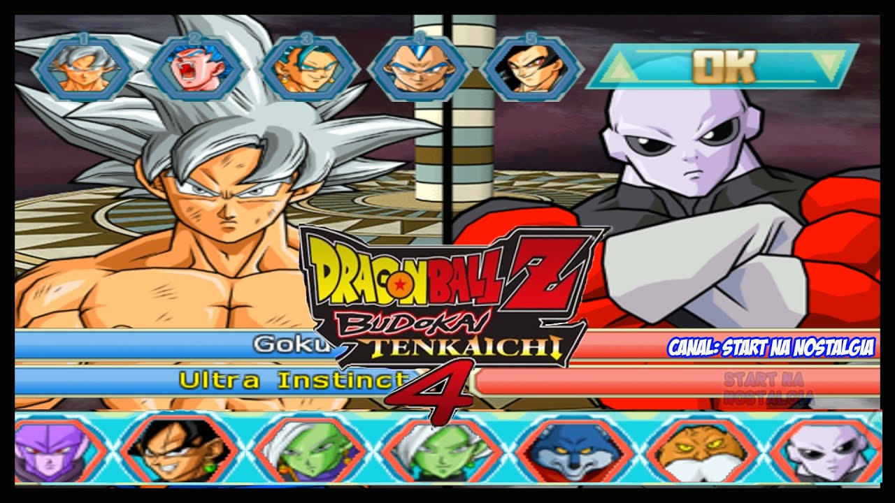 Dragon Ball Z Budokai Tenkaichi 4 [PS2] 2019 Lista Todos Personagens/ Fusões/all characters/FUSIONS