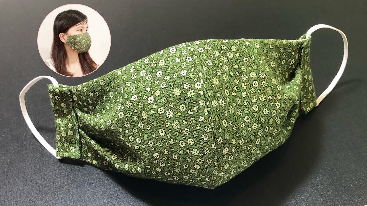 New design - breathable! How to make an easy pattern & sewing tutorial | DIY fabric mask at home