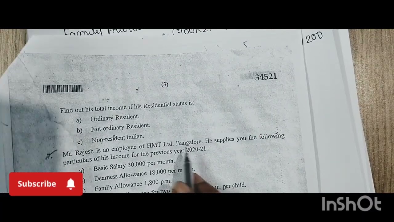 #Incometax #Income from #Salary #Directtax #5th sem#Bcom #BBA#CA#CMA#taxable salary #BNU #BCU#BUPYQP