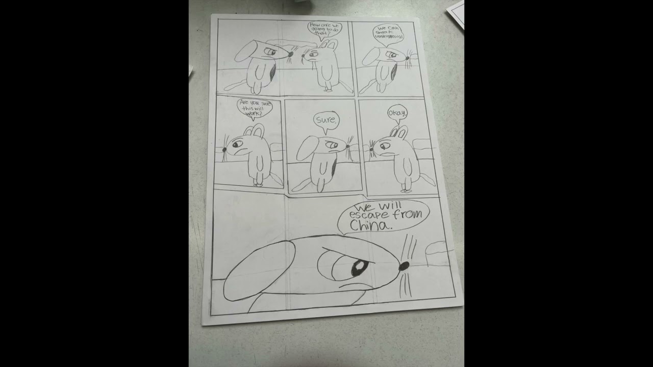 Comic #7 Chinese Escape from Dictatorship (Parody from North Korean Dictatorship) (Read Description)