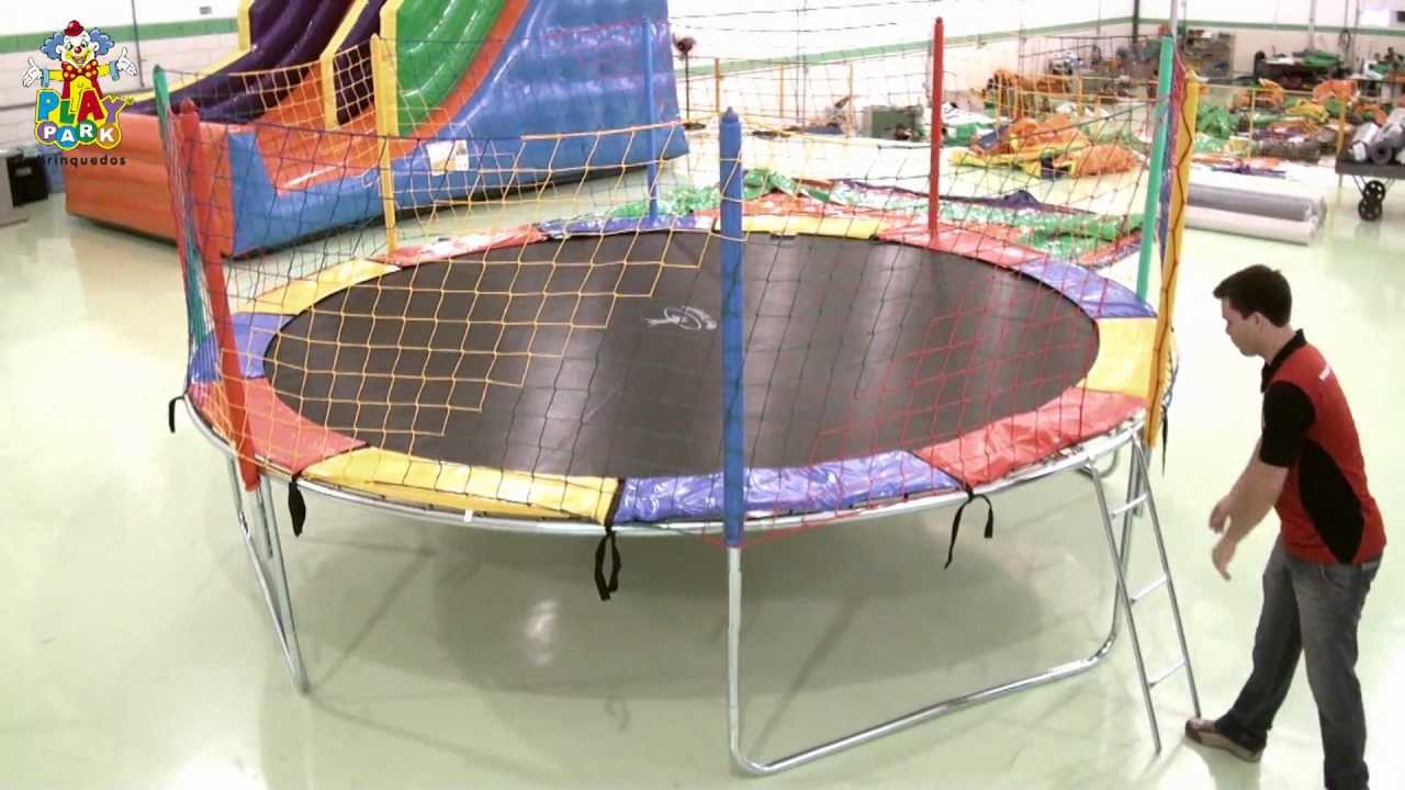 Cama Elástica 4,30m Importada - Play Park Brinquedos
