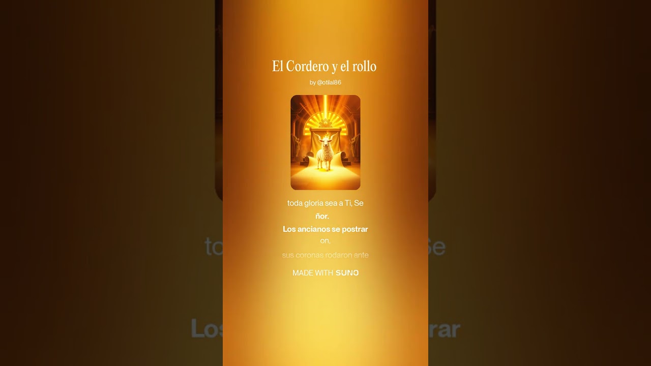 El Cordero y el rollo. Versión alegre