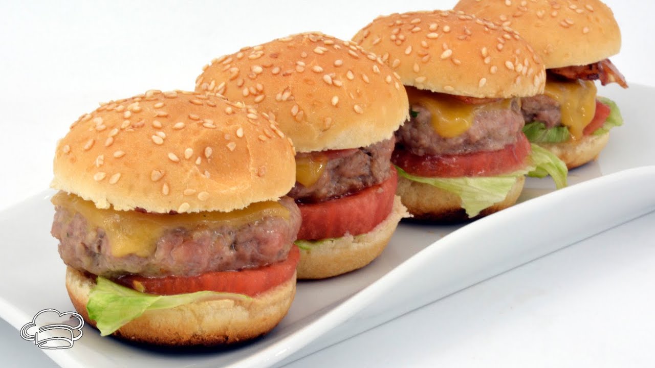 Como hacer hamburguesas para la merienda de los niños