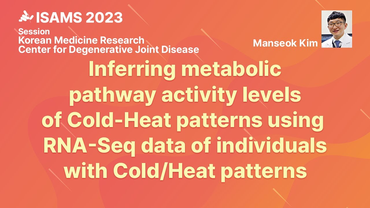 [ISAMS 2023] R2_5Korean Medicine Research_2연자 Manseok Kim