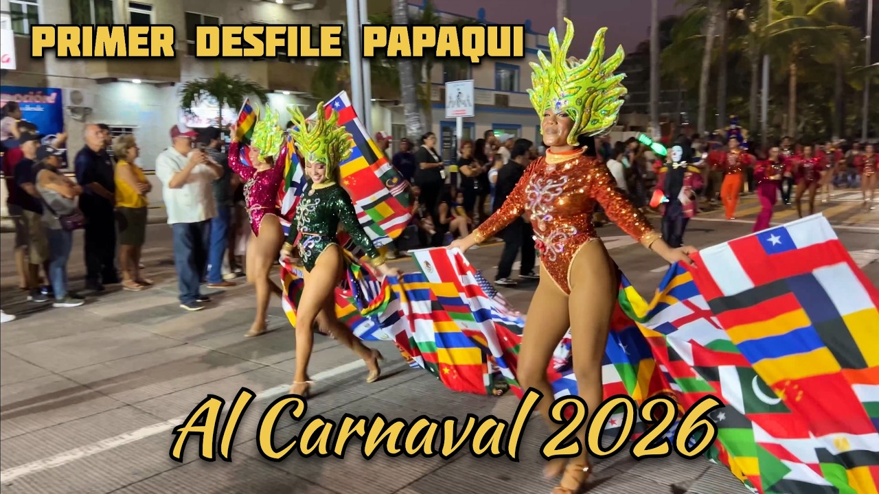 Realizan el desfile Papaqui en el puerto de Veracruz, previo al carnaval del 2026