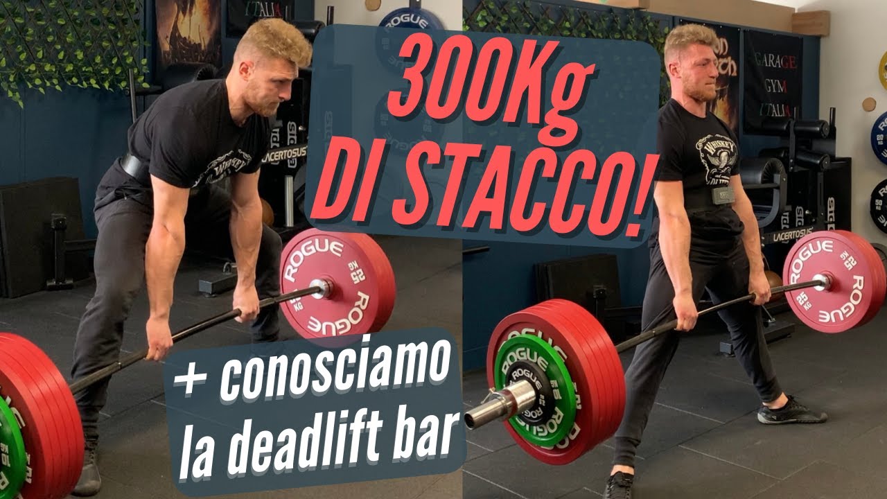 300Kg DI STACCO | Com'è sollevare carichi pesanti (Bonus: la deadlift bar)
