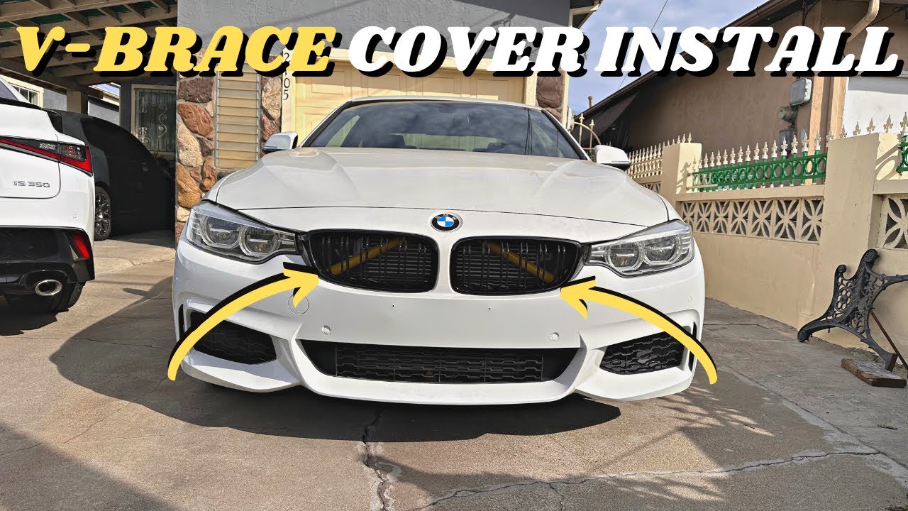 V-BRACE Cover Install For My BMW F32 435i!