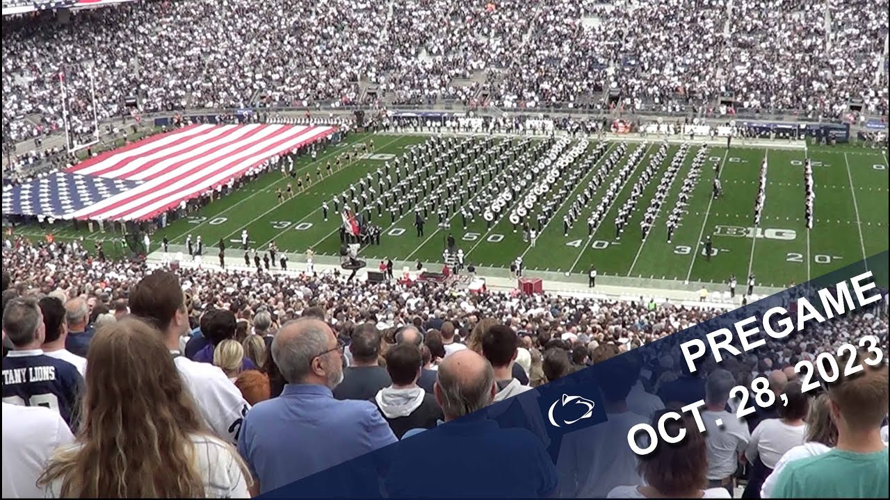 Penn State Blue Band Pregame Show, October 28, 2023.