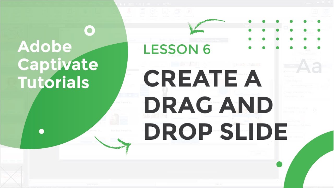 Drag and Drop in Adobe Captivate 2019