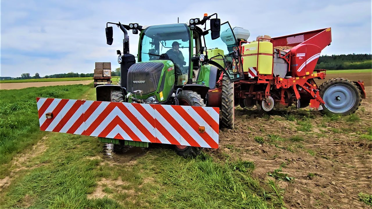Fendt Vario 311 Spezial mit GRIMME GB 430 Kartoffel 4 -Reihen Legetechnik!