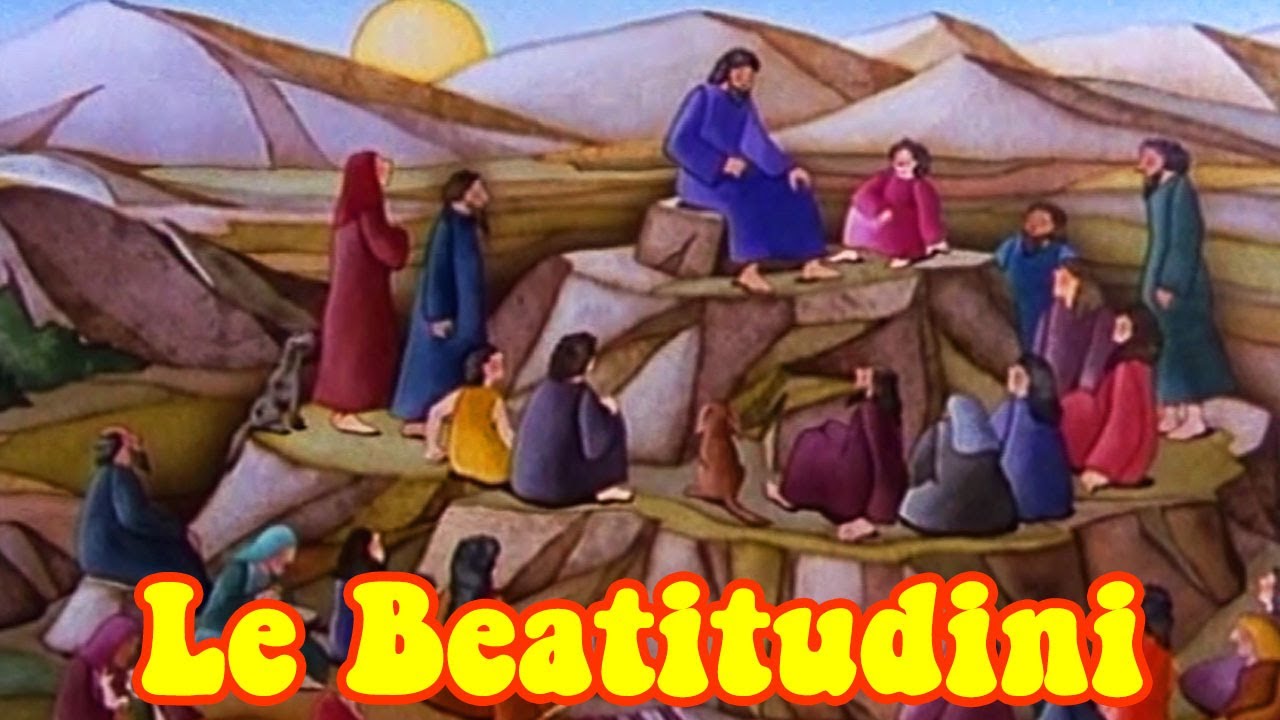 Gesù proclama le beatitudini - Bibbia per bambini