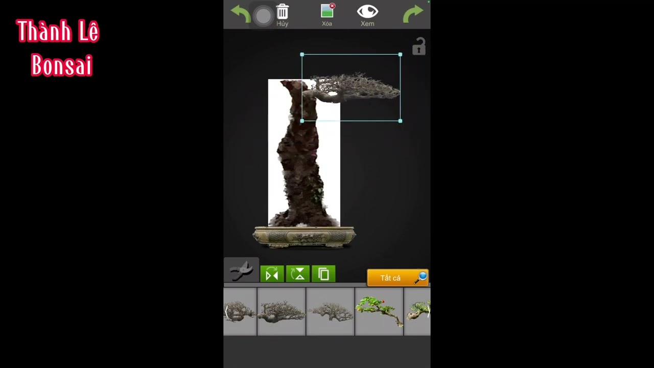 Hướng dẫn sử dụng phần mềm demo c&acirc;y cảnh - Mybonsai
