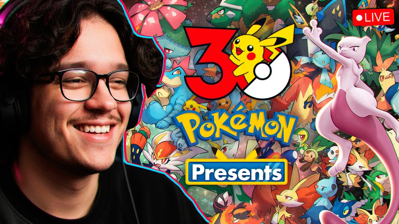 Pokémon Presents 2026: 30 é a idade do sucesso? AO VIVO EM PT-BR!