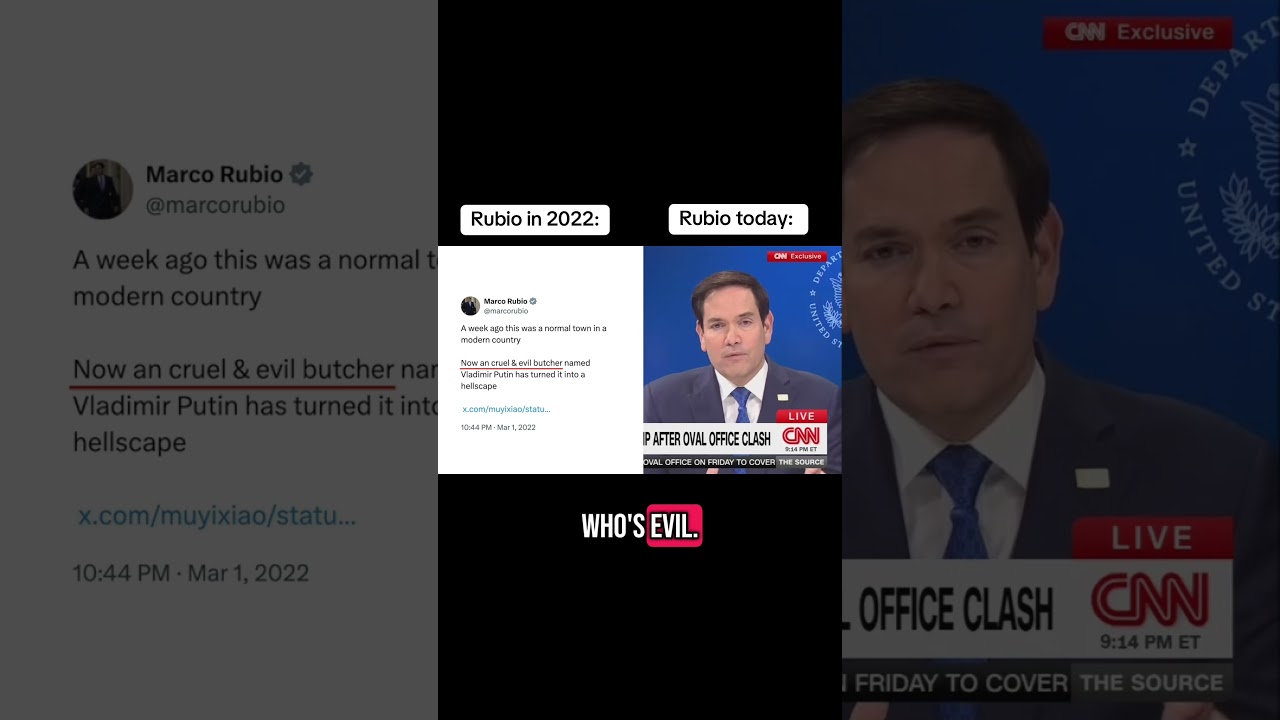 Marco Rubio utterly humiliates himself for Trump