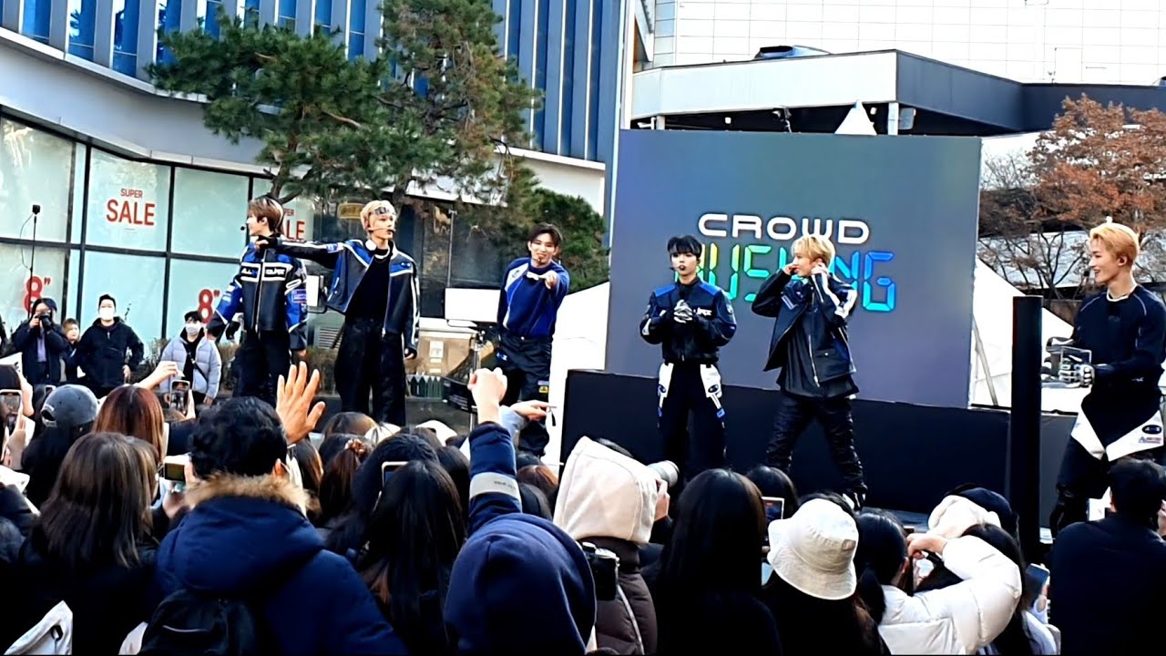 [STREET ARTIST] ALL(H)OURS, KPOP NEW BOY GROUP. SINCHON CROWD BUSKING. 240106.