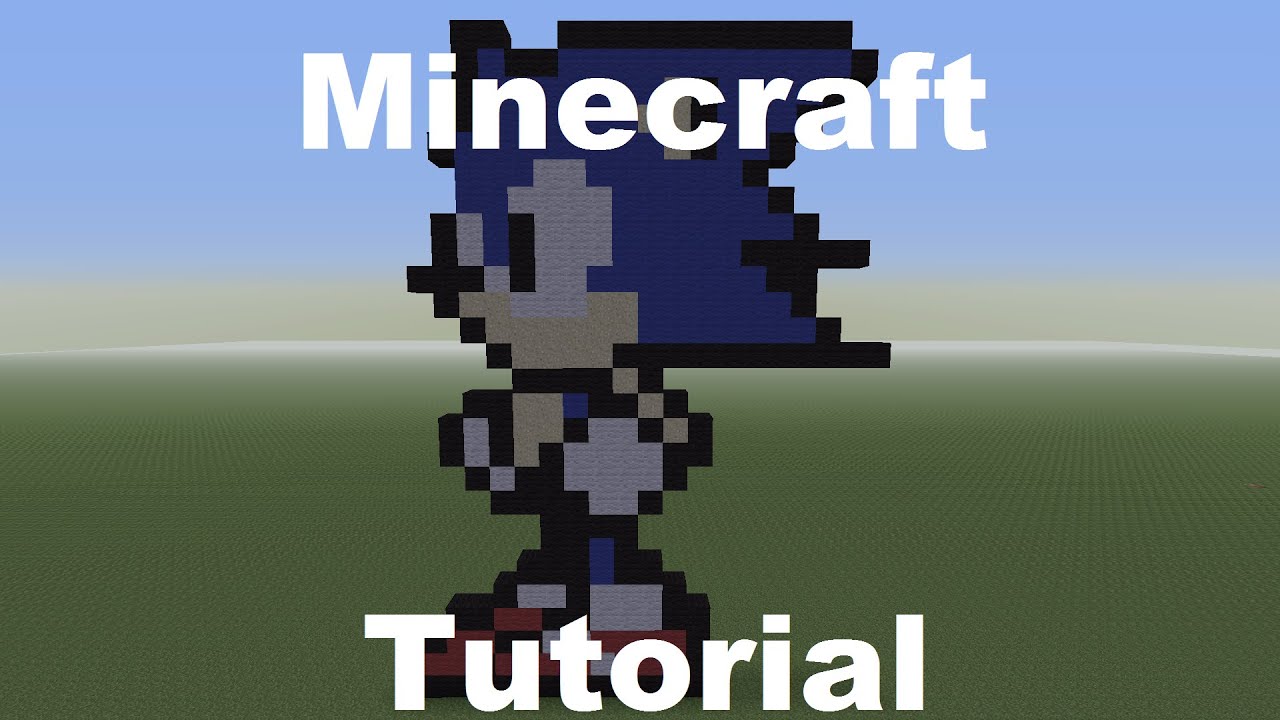 Урок по пиксельной графике Minecraft — Sonic The Hedgehog