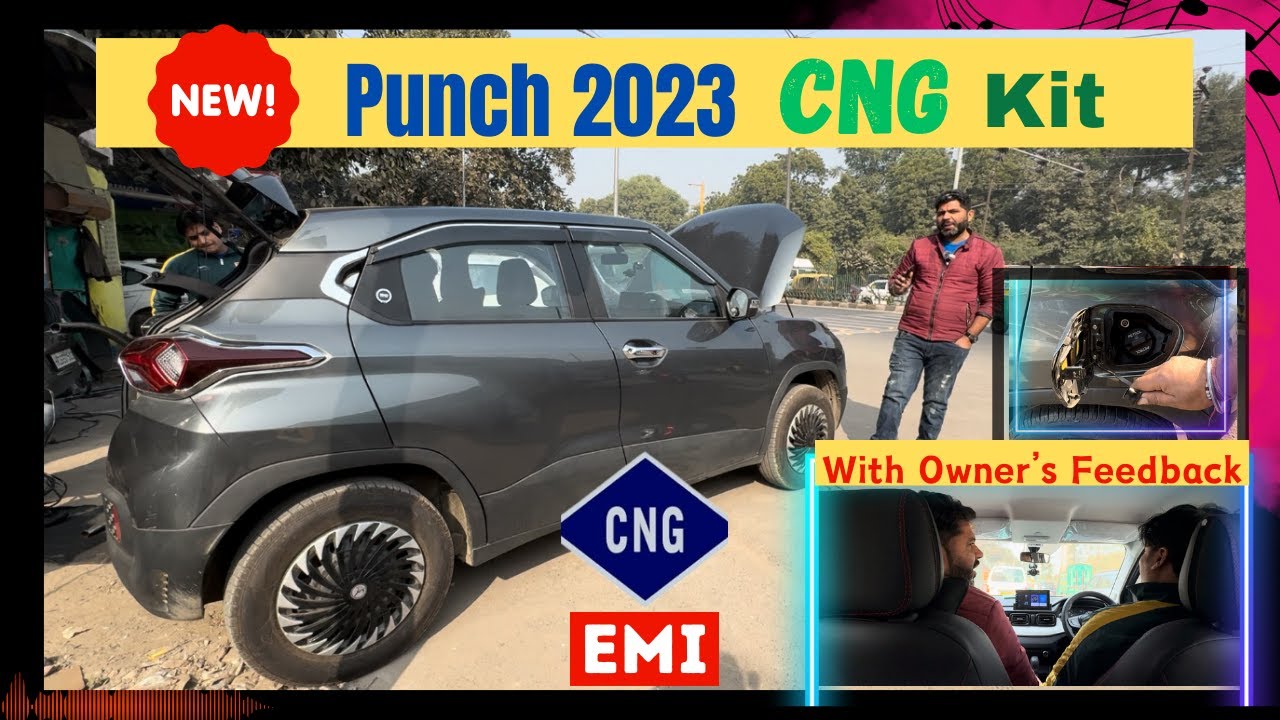 Tata Punch 2023 BS6 CNG Kit Installation with Owner’s Feedback #cng_doctor #bs6 #punch #automobile