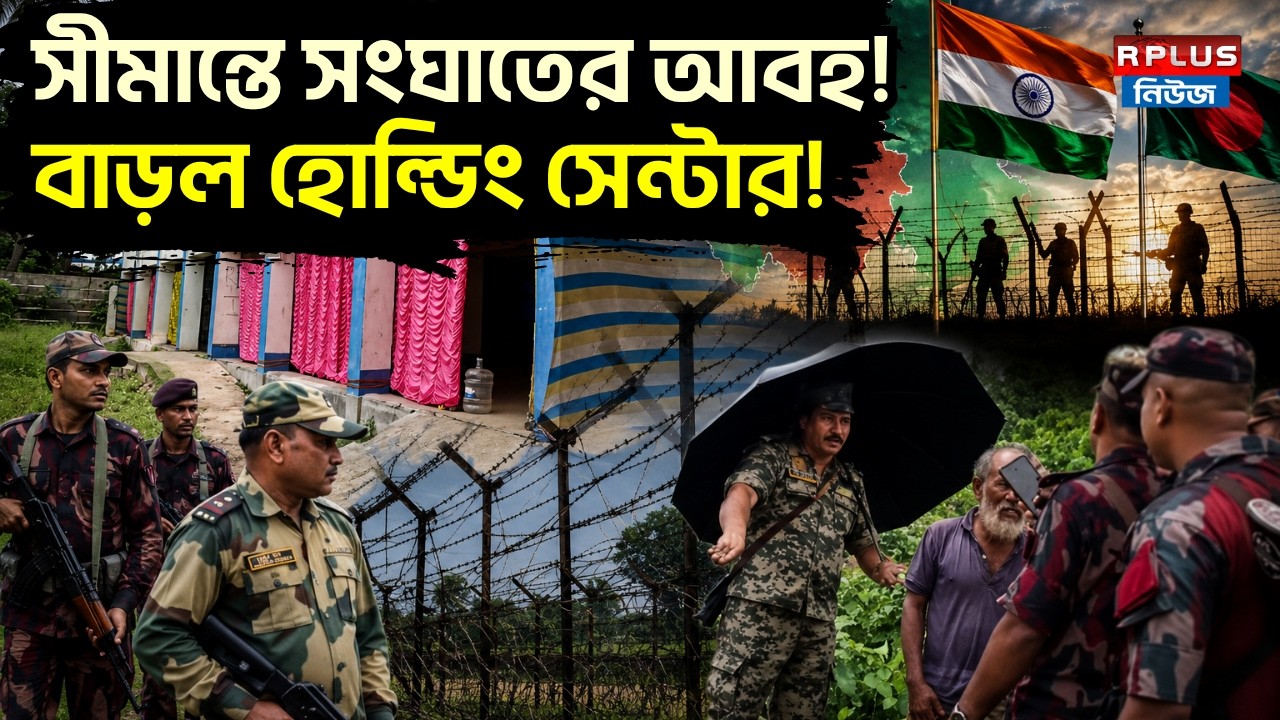 Bangladesh border news: সীমান্তে সংঘাতের আবহ! বাড়ল হোল্ডিং সেন্টার! | Border Security India | BSF