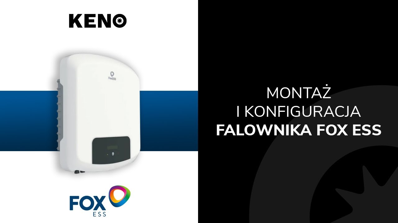 Montaż, konfiguracja oraz dodanie do platformy monitoringu falownika fotowoltaicznego FoxESS