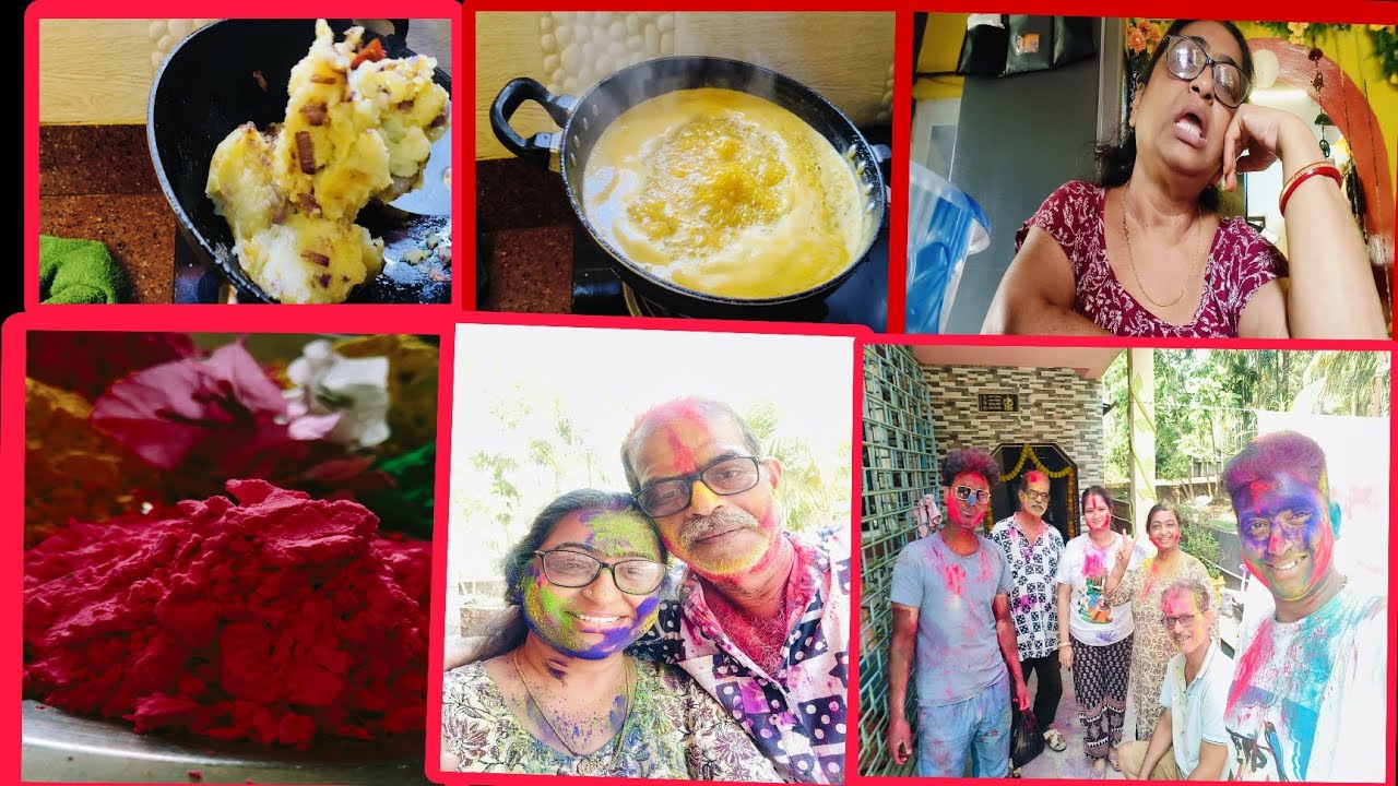 Holi festival+সবকিছুর মধ্যে একটা মর্মান্তিক ঘটনা ঘটে গেল। 🥲 Bengali vlog #YouTube.