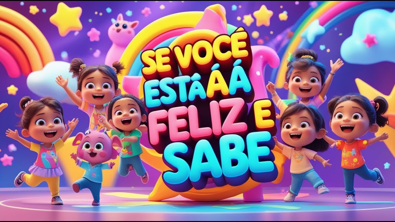 Se Você Está Feliz e Sabe | Música Infantil para Cantar e Pular