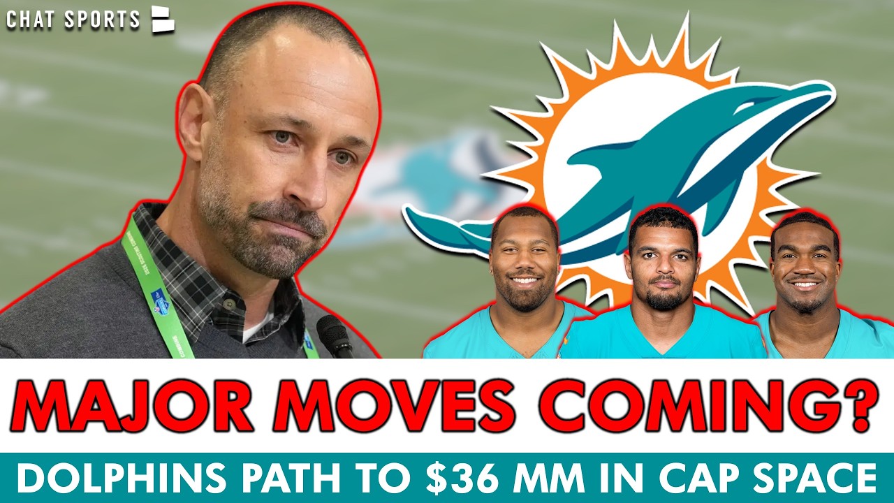 Dolphins Making MAJOR MOVES To Get $36 Million In Cap Space For 2026 NFL Free Agency? Here’s How!