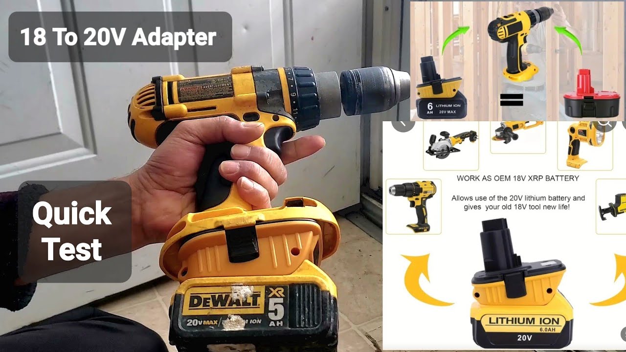 Dewalt 18V to 20V Battery Adapter Review &ndash; Worth the Upgrade?