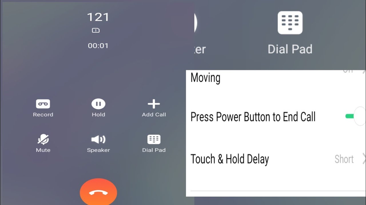 oppo Power button to end call, how to disable power button to ends call in oppo