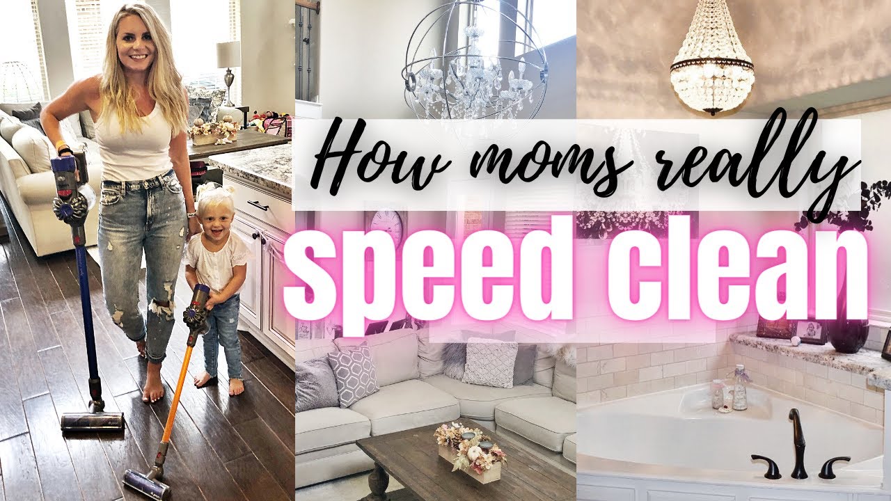 ULTIMATE SPEED CLEAN WITH ME UNDER 20 MINUTES / BUSY MOM CLEANING MOTIVATION / EXTREME CLEANING