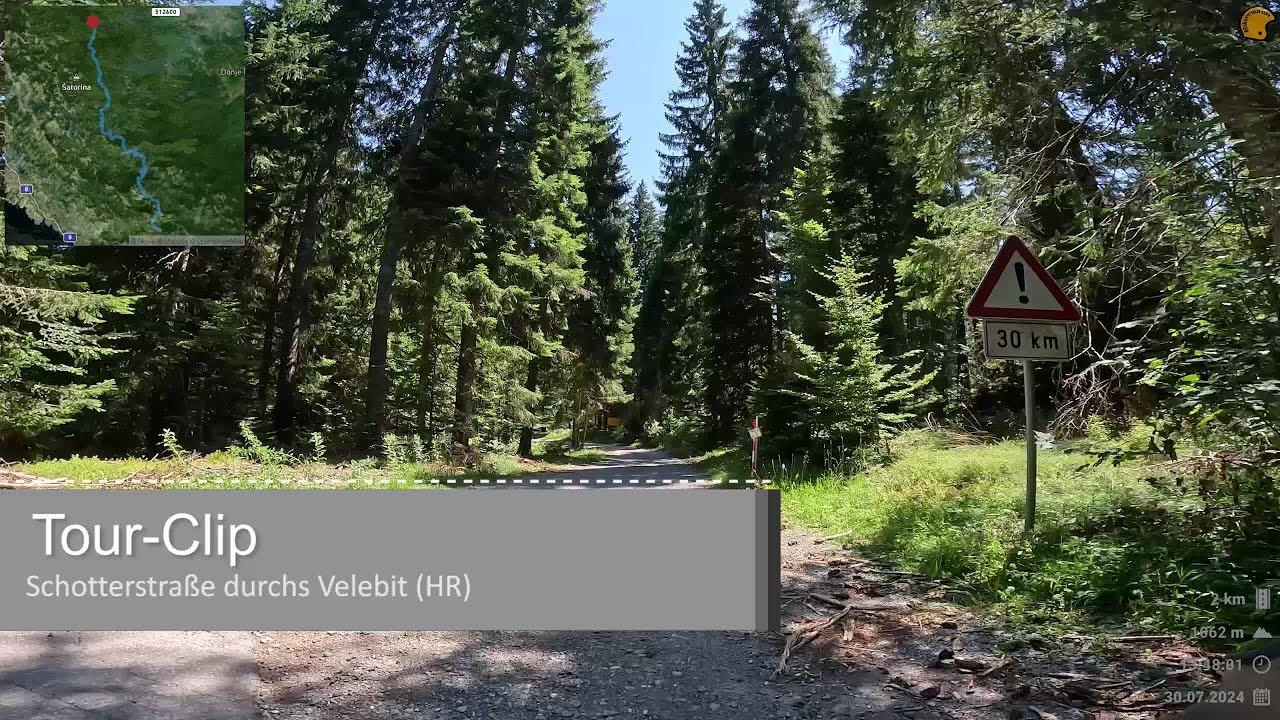 Schotterstra&szlig;e durchs Velebit (HR)