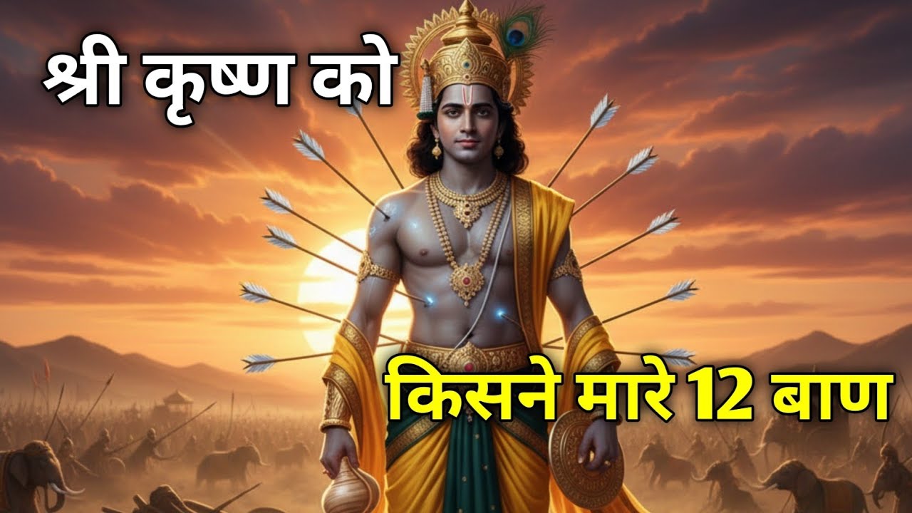 “श्रीकृष्ण को एक नहीं, 12 बाण लगे थे ? |“इतिहास ने झूठ बताया? श्रीकृष्ण और 12 बाणों की असली कथा”