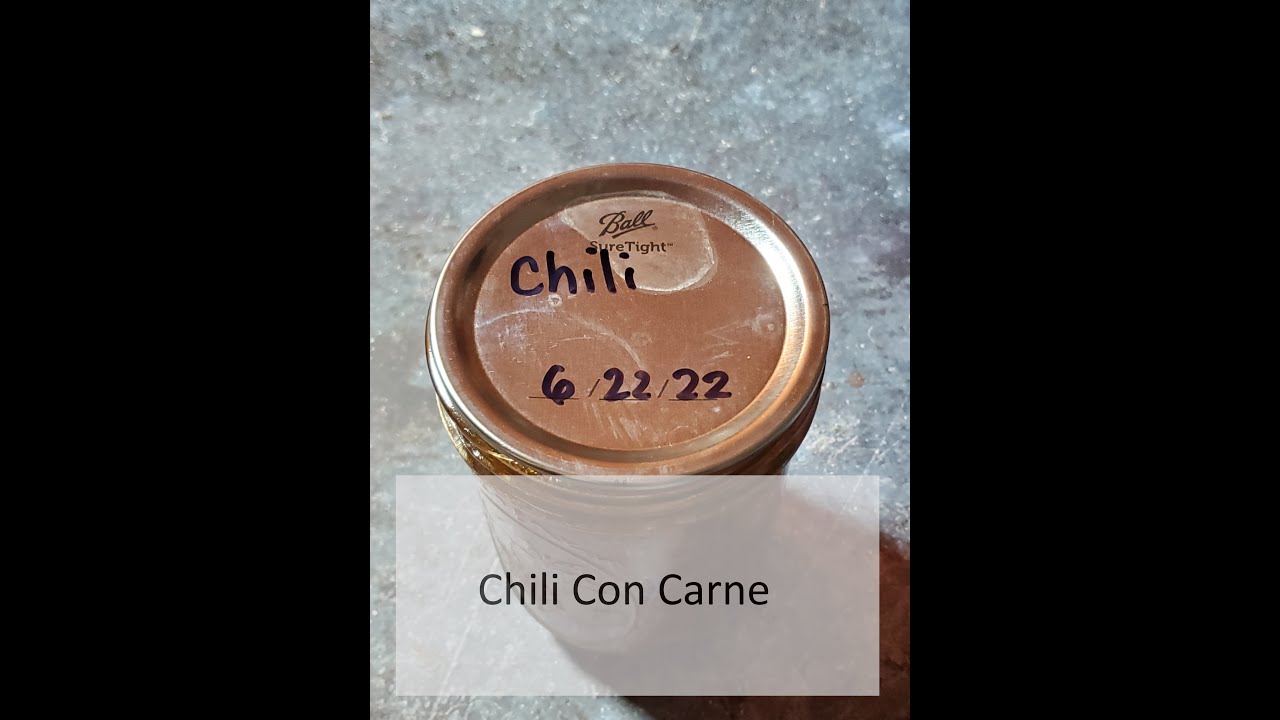 Pressure Canning Chili Con Carne [Music Only]