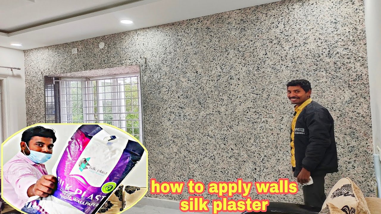 silk plaster liquid wallpaper texture design | wall decoration interior painting
