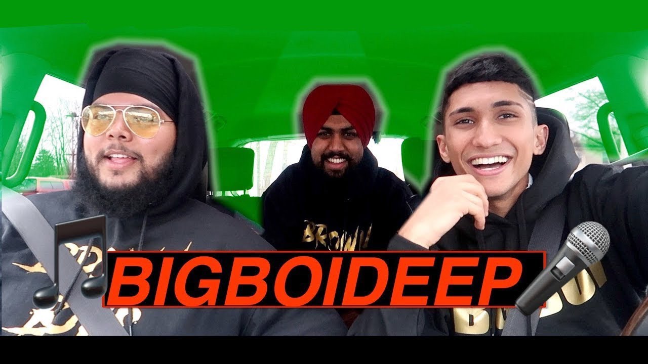 PUNJABI CARPOOL KARAOKE WITH BIGBOIDEEP