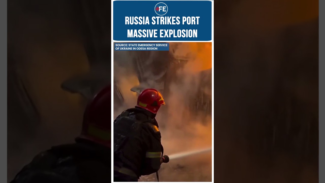 Russia Drone Strike Hits Odesa Port, Massive Fires Erupt as Ukraine Faces New Attack #worldnews