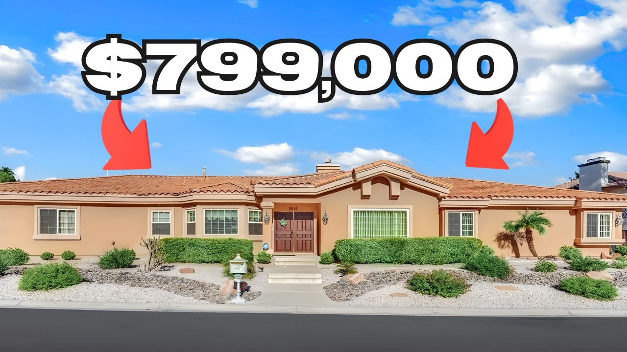Inside a $799K Double Guard-Gated Golf Community Home w/ Pool | Las Vegas Home Tour