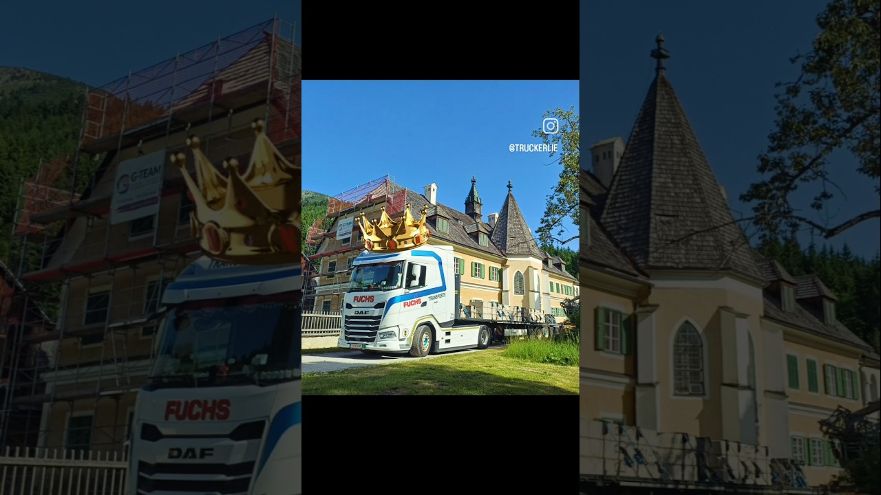 Ein Schloss f&uuml;r Queen 🏰👸🏻🏗👑⛰️#Brandhof #Seebergsattel #Steiermark #Kranparty #Stach #dafxg #2025