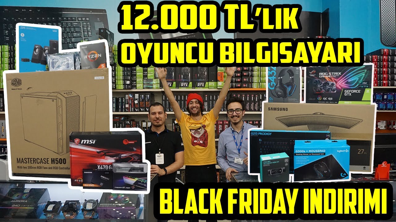 12.000 TL'YE OYUNCU BİLGİSAYARI TOPLADIM! VATAN BİLGİSAYAR | BLACK FRIDAY 2020