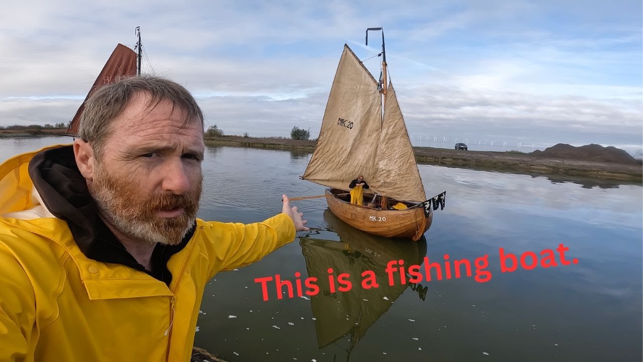Strontweek 2024. Fishing with nets in a brand new replica of a 1900's dutch fishing boat.