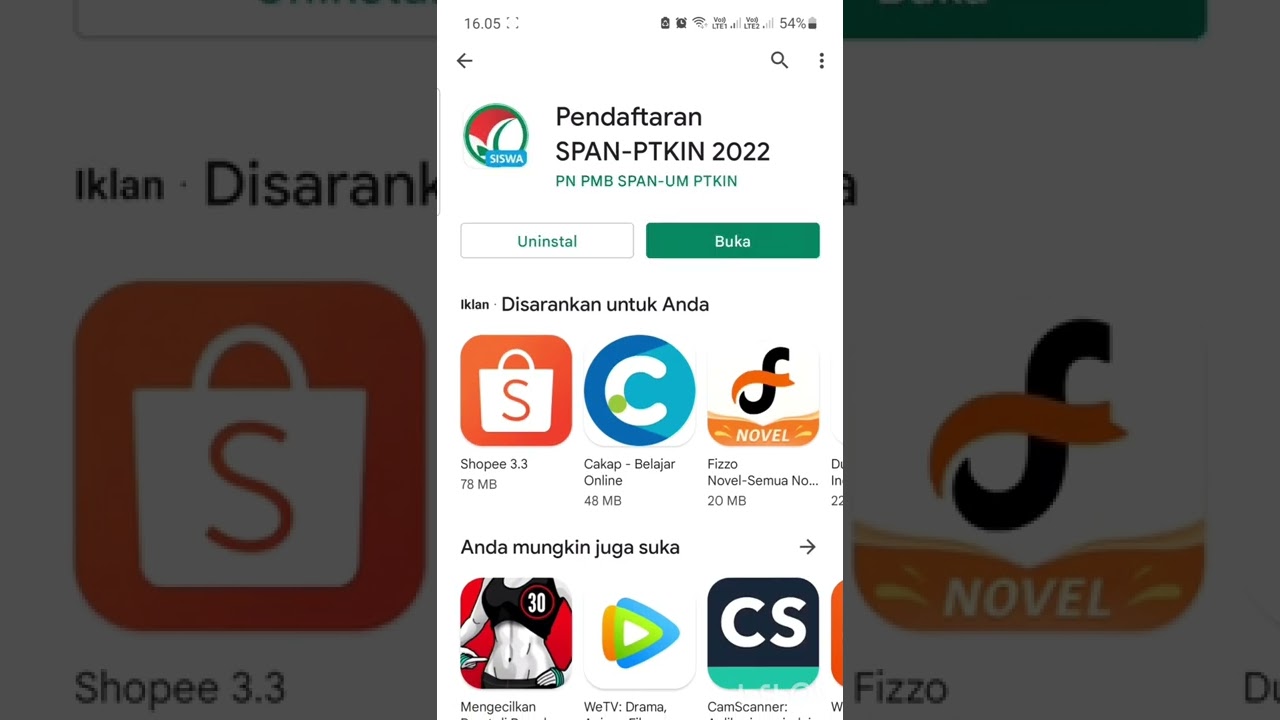 CARA DOWNLOAD APLIKASI SPAN-PTKIN 2022