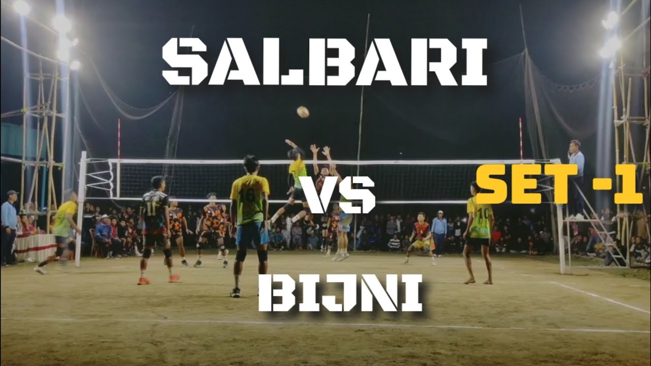 SALBARI VS BIJNI || SET-1 ||  Bodoland Sports Association Volleyball Tournament 
