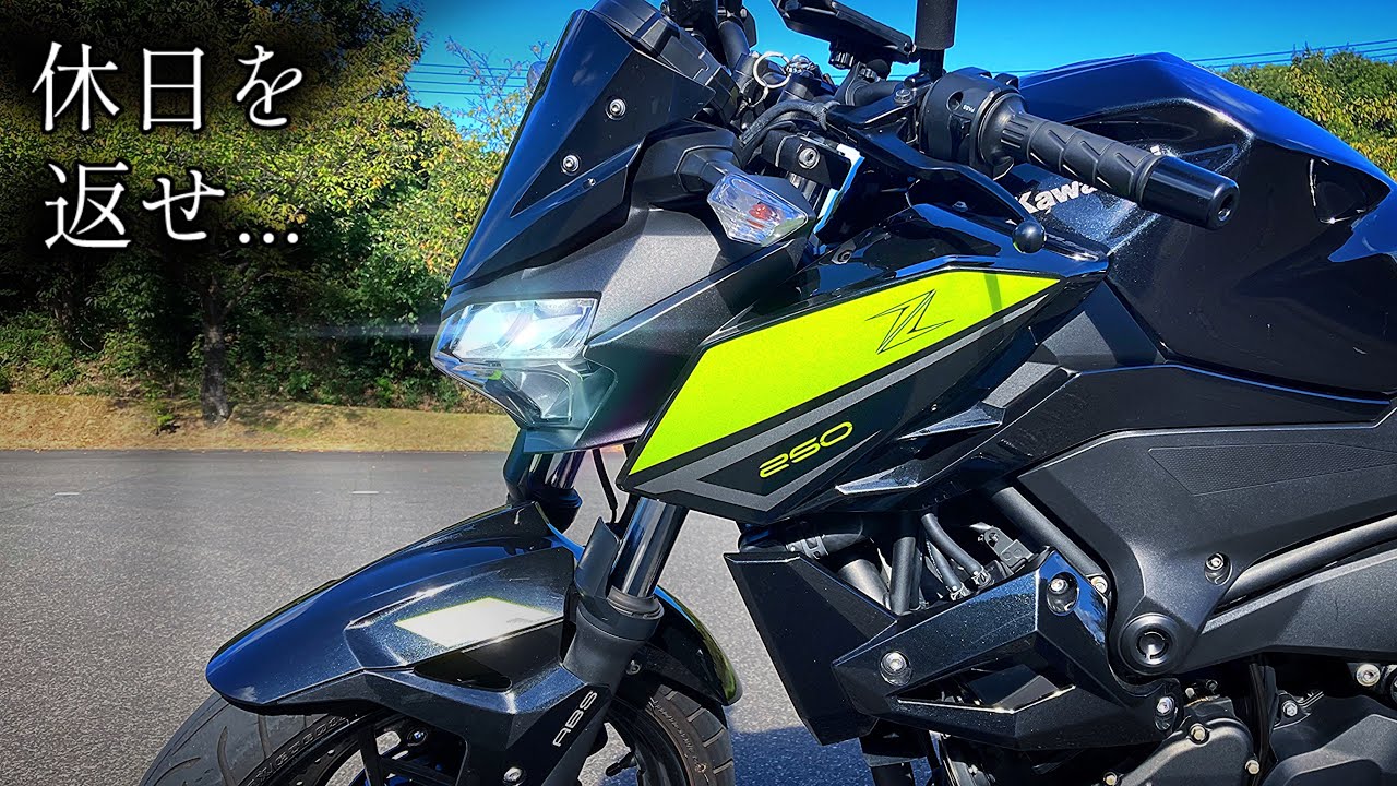 53日ぶりに起動 → パンクしました【Z250】