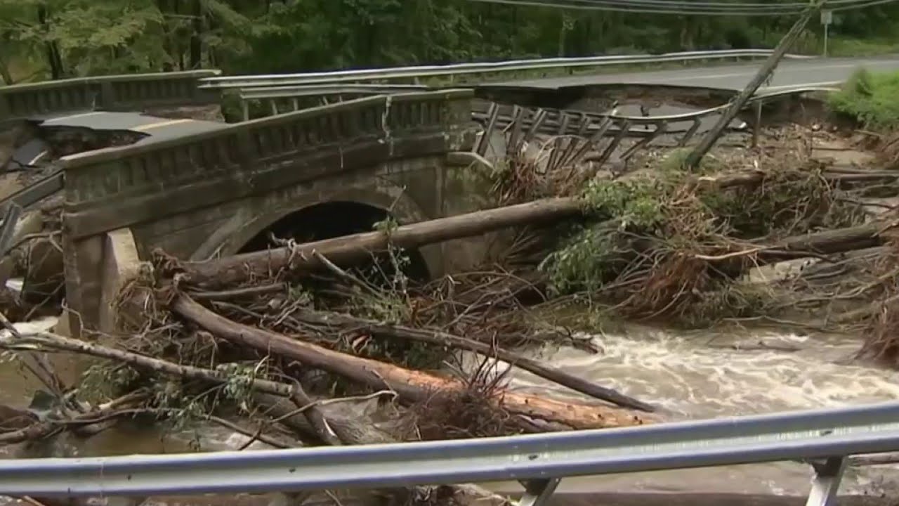 Oxford, CT dealing with massive devastation from historic flooding