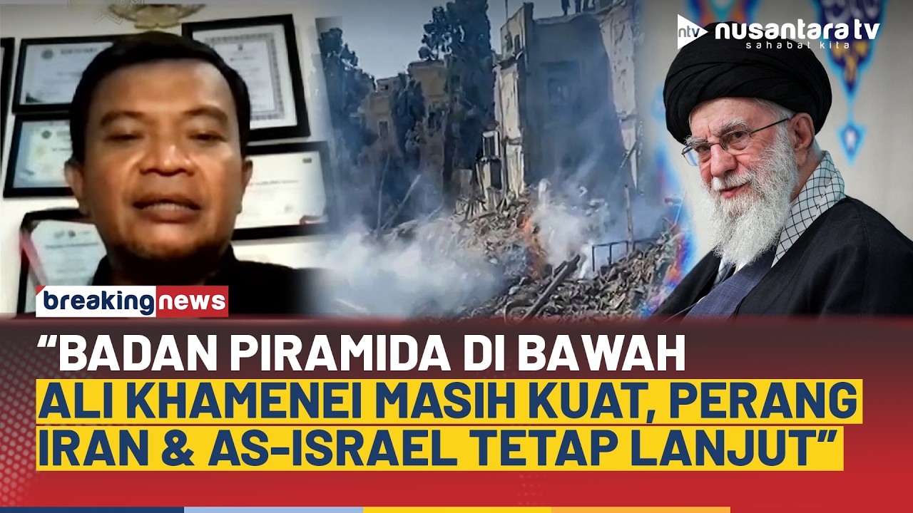 [FULL] Pemimpin Iran Ali Khamenei Tewas, Hasibullah: Piramida di Bawah Ali Kuat, Perang Tetap Lanjut