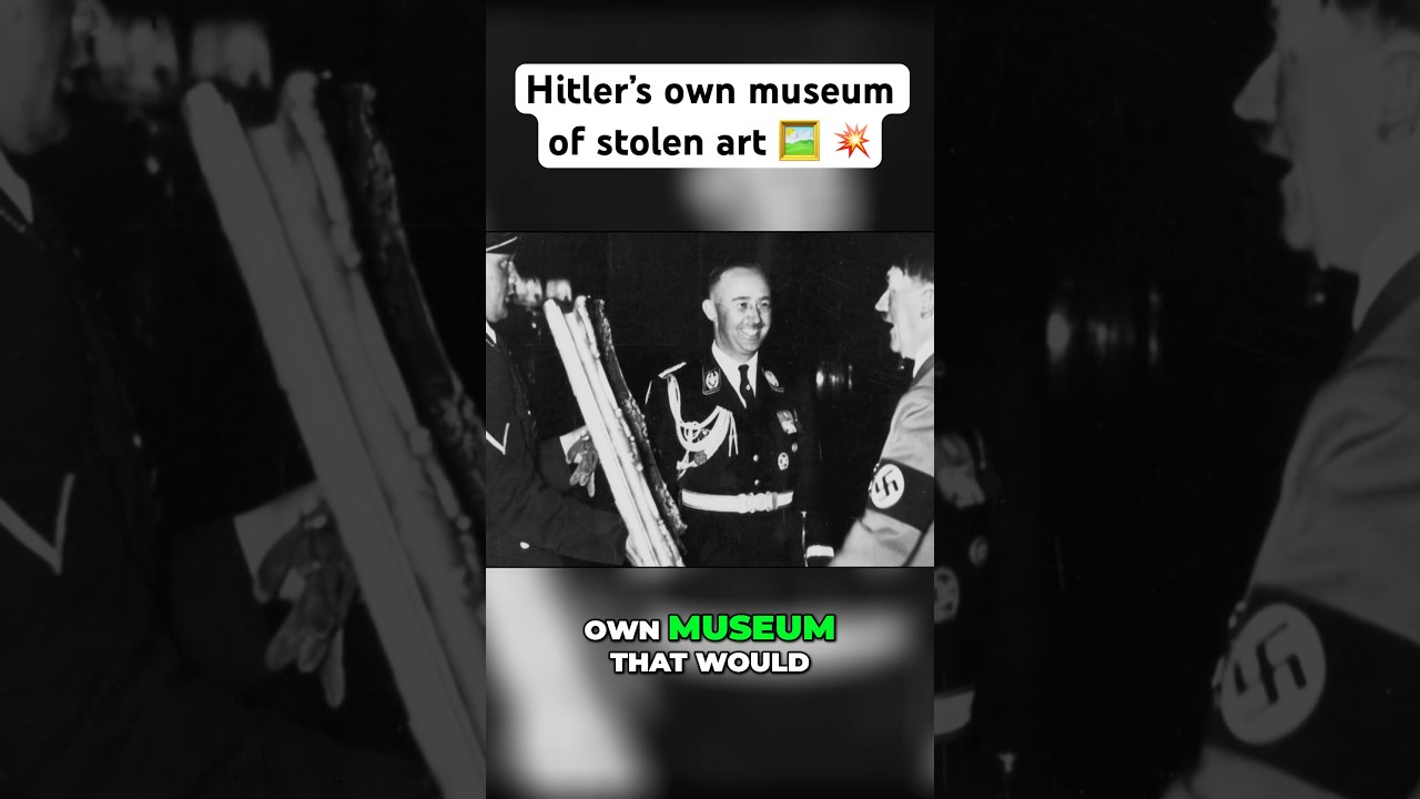 Hitler's Own Museum of Stolen Treasures ! 🖼️🤯  #history # #ww2 #art  #treasure