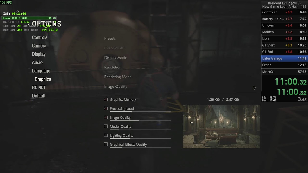 SPEEDRUN RE2 REMAKE LEON A HARDCORE