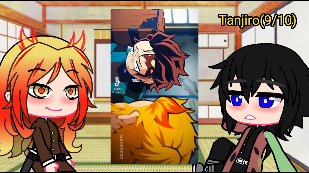 |Rengoku e Giyuu reagindo ao Tanjiro||RenTan e GiyuuTan|