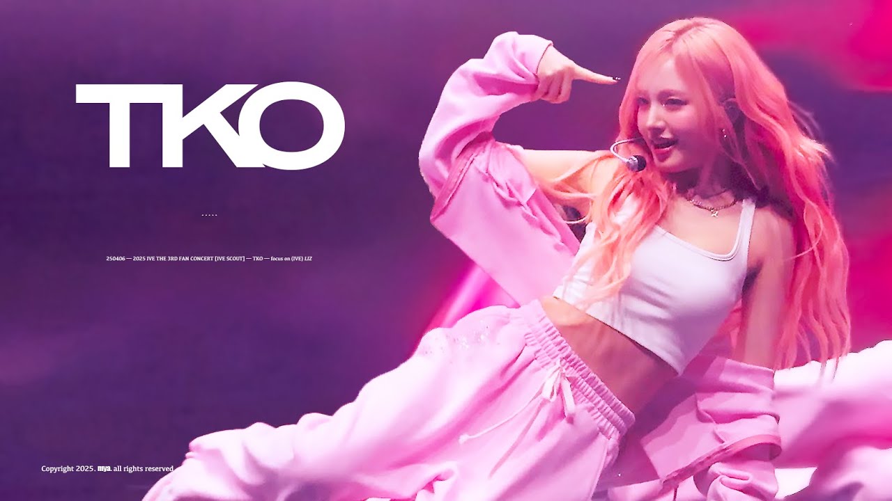 [4K] 250406 2025 IVE THE 3RD FAN CONCERT 〈IVE SCOUT〉 DAY 2 | TKO | IVE LIZ 아이브 리즈 직캠 fancam
