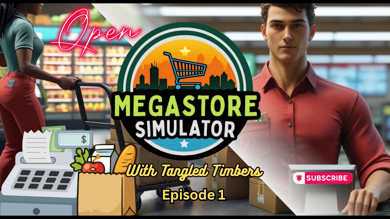 MEGASTORE SIMULATOR-EPISODE 2-Working on our Clothing Section today again.