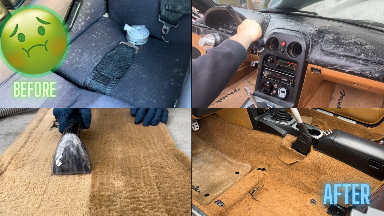 Moldy Miata Interior Detail Deep Clean